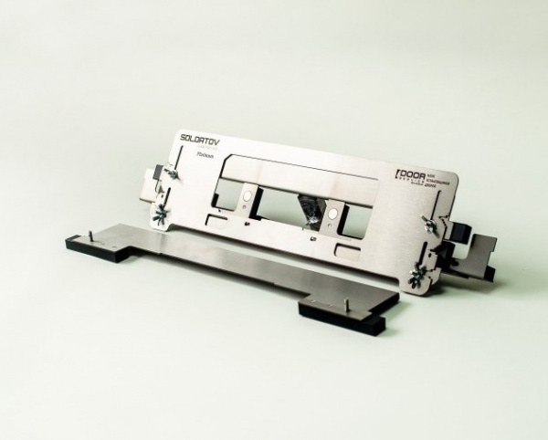 Шаблон Павла Солдатова Platinum с упором для врезки ригеля и патрубком пылеудаления